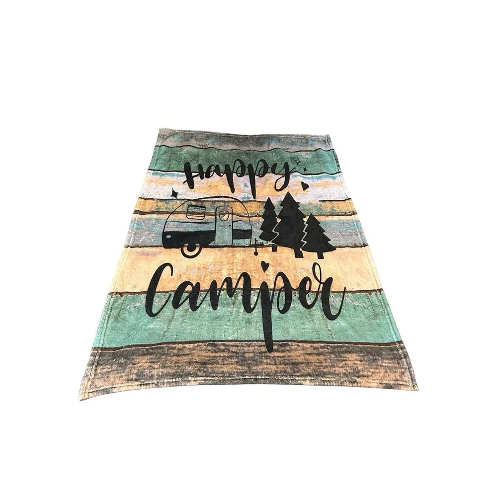 NEW small lap blanket throw approx. 38x30 inches toddlers kids camping‎